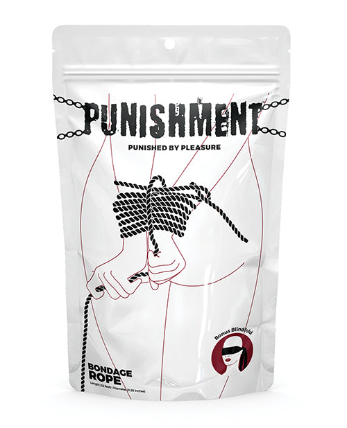 Punishment Bondage Rope - Black