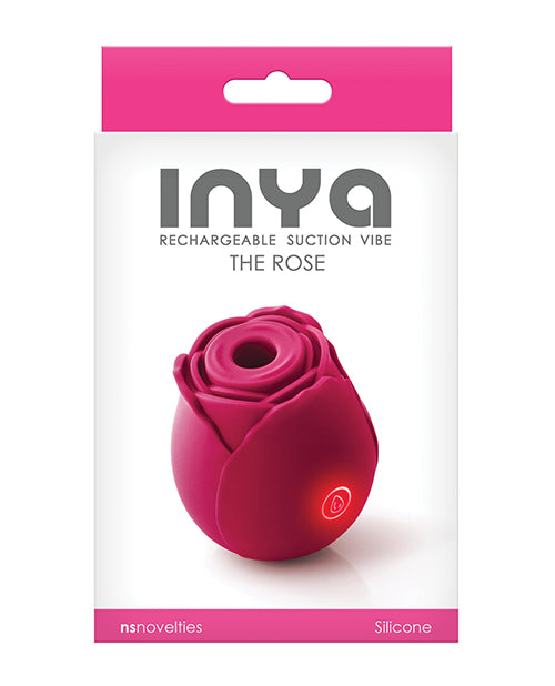 Inya The Rose Rechargeable Suction Vibe - Red