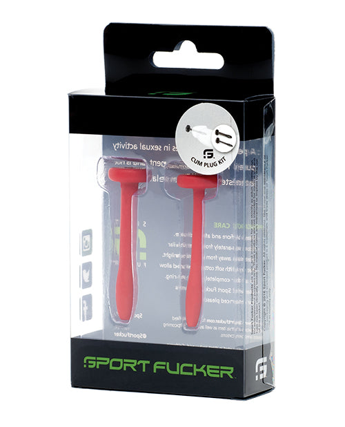 Sport Fucker Cum Plug Kit - Red